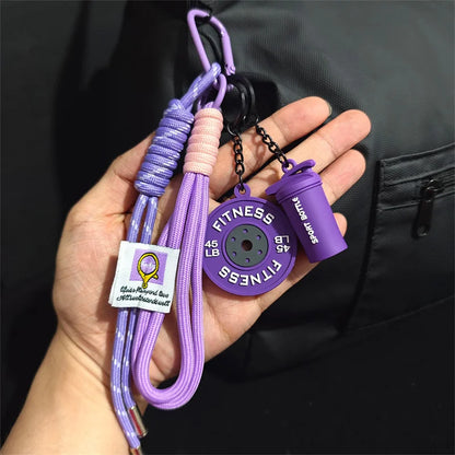 Fitness Keychain for Gym Lovers Premium