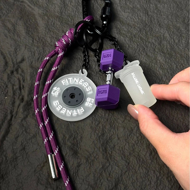 Fitness Keychain for Gym Lovers Premium