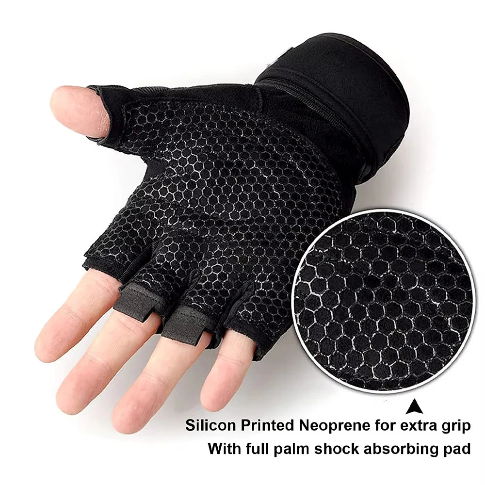 premium weightlifting gloves with wrist support